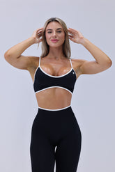 Black Contrast Sculpt Bra